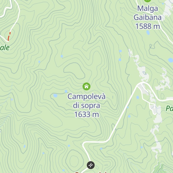 Map of Campolevà di sopra
