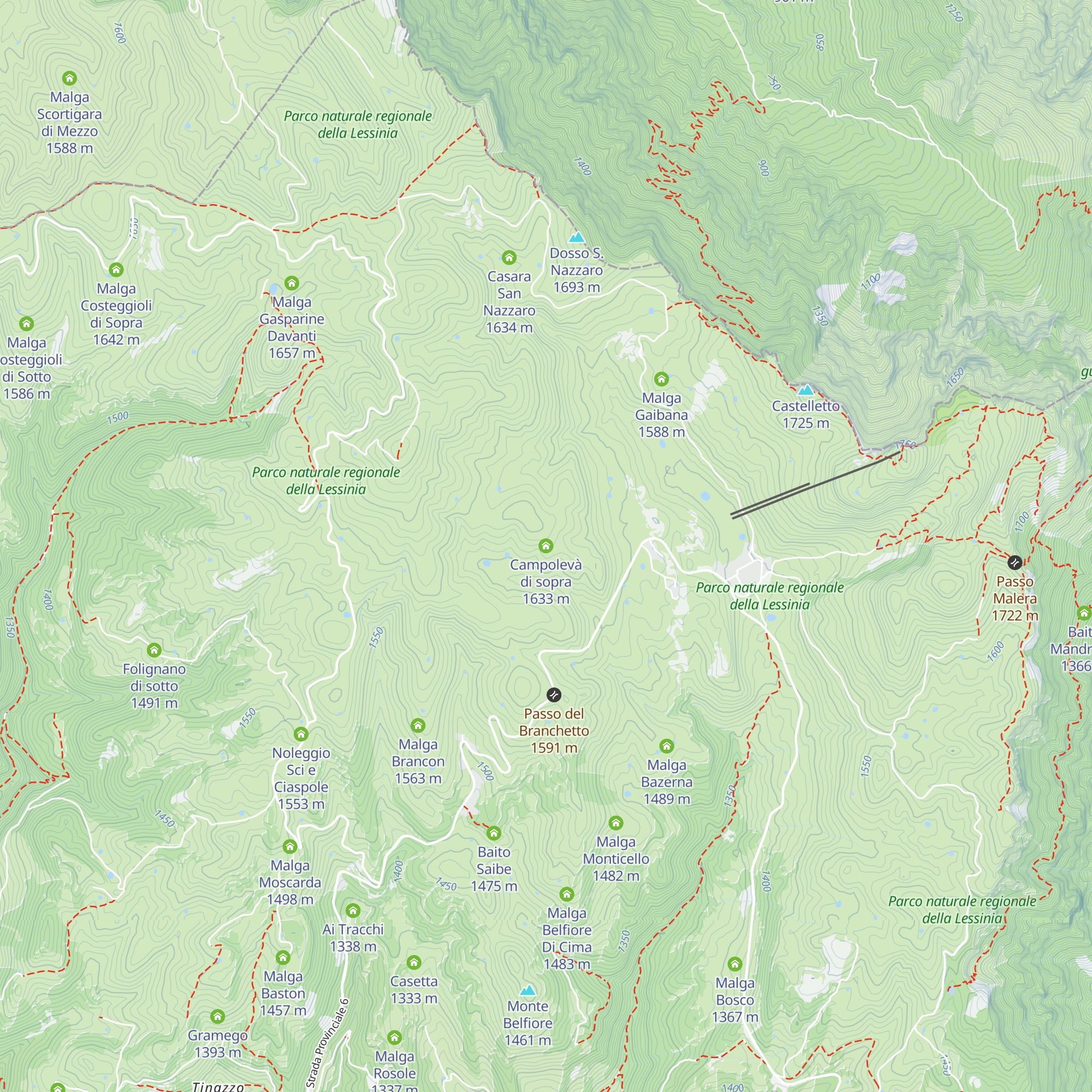 Campolevà di sopra map