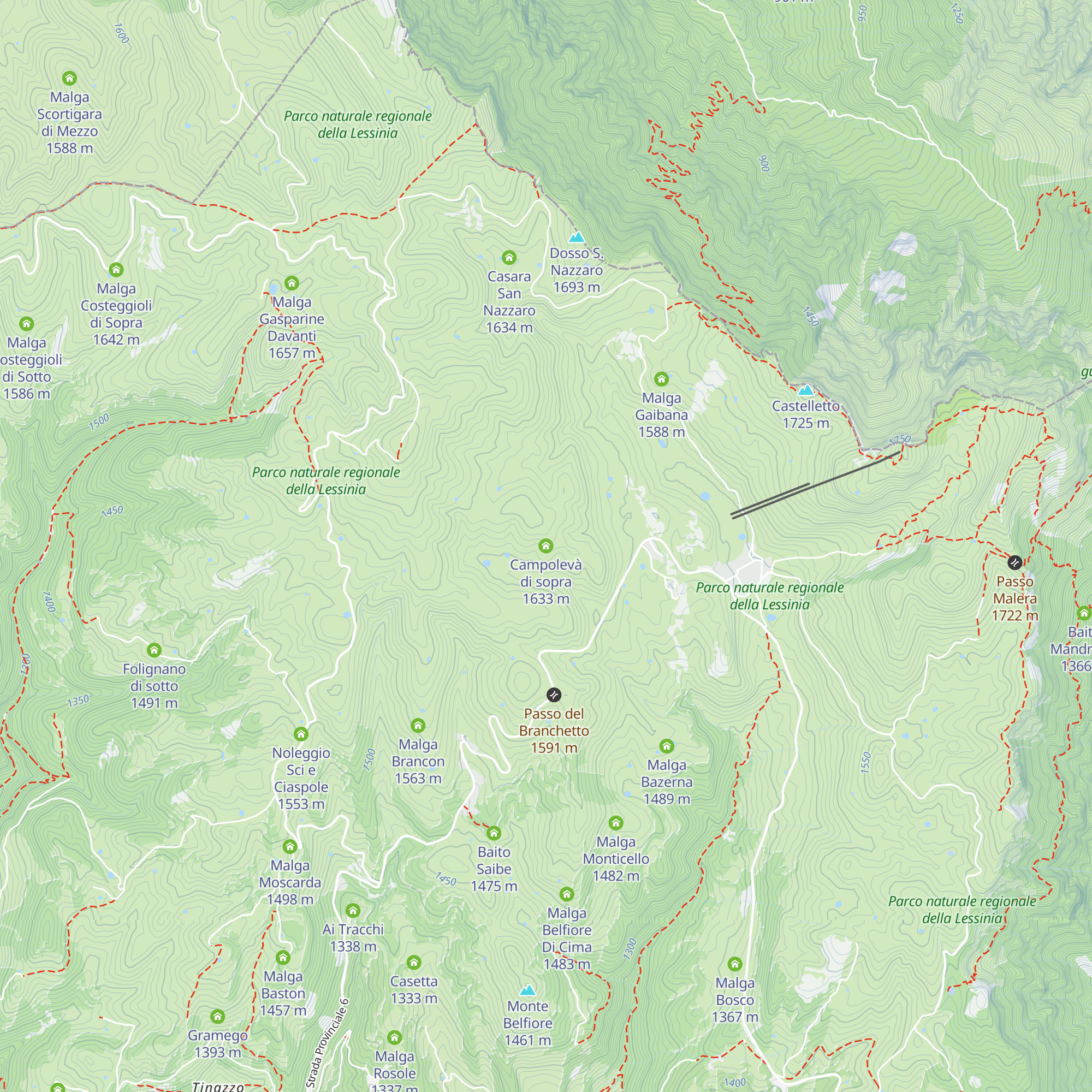 Campolevà di sopra map