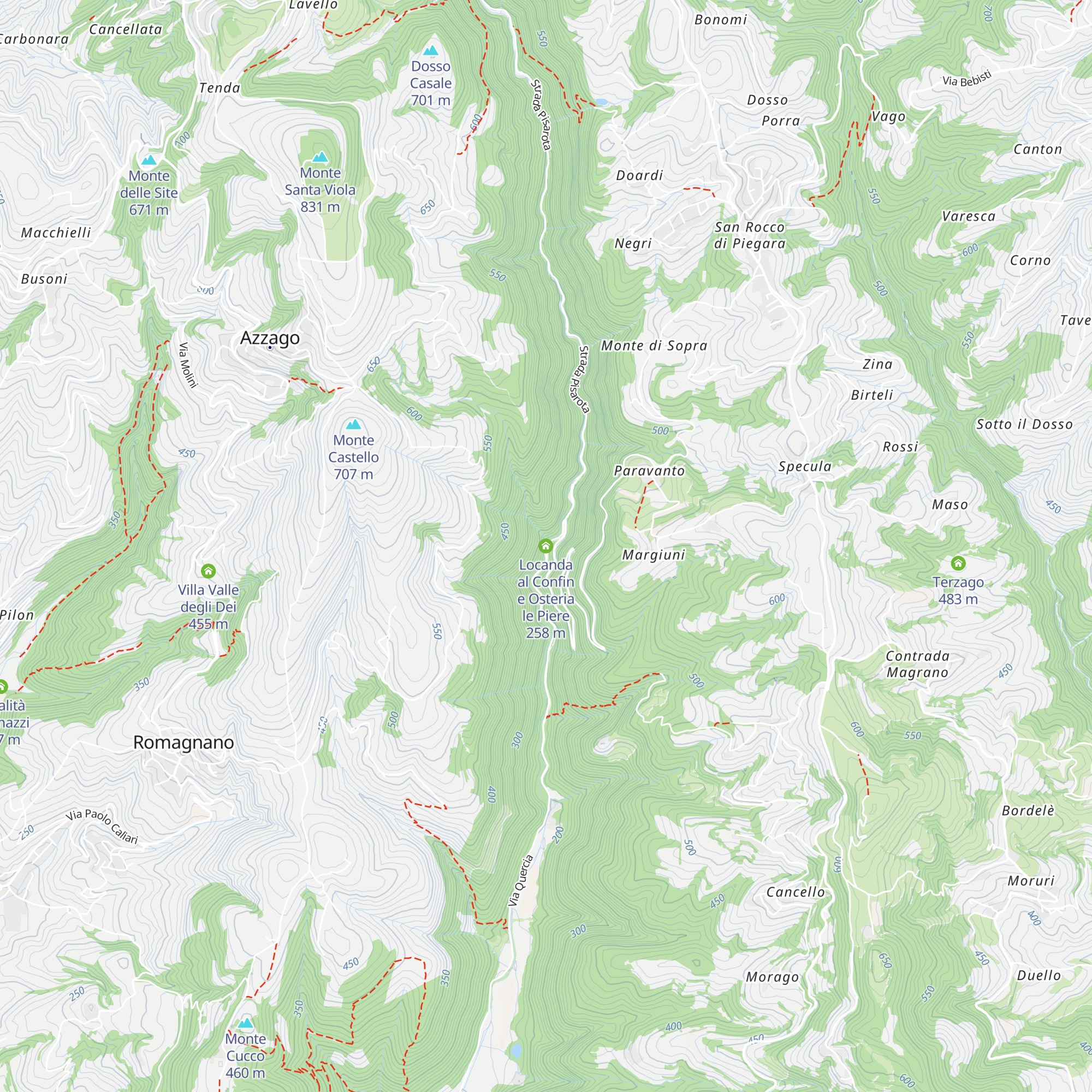 Locanda al Confin e Osteria le Piere map