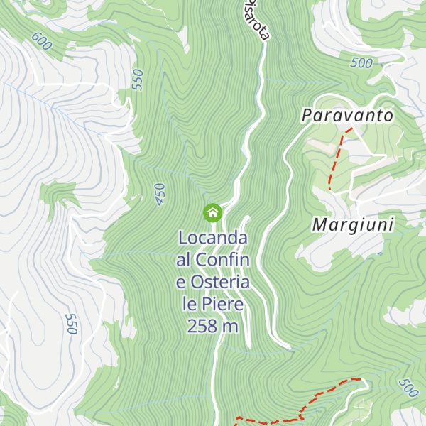 Map of Locanda al Confin e Osteria le Piere