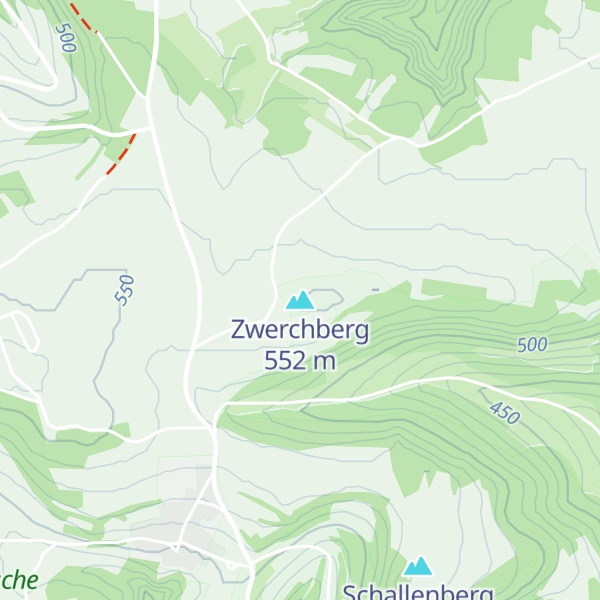 Map of Zwerchberg