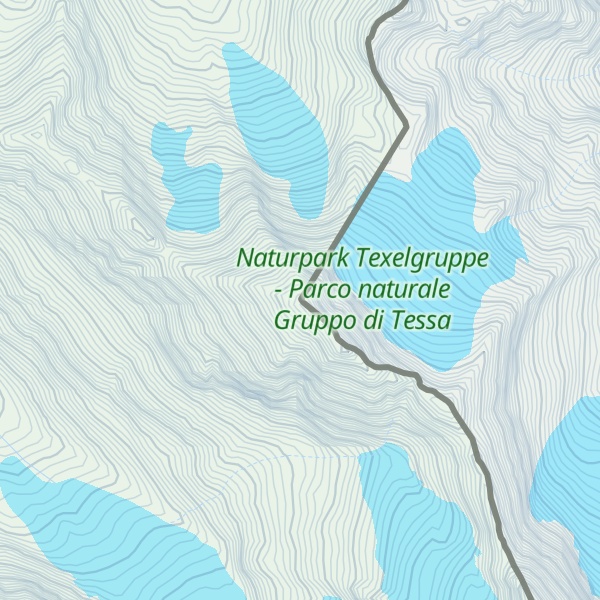 Map of Granatenkogel - Monte dei Granati