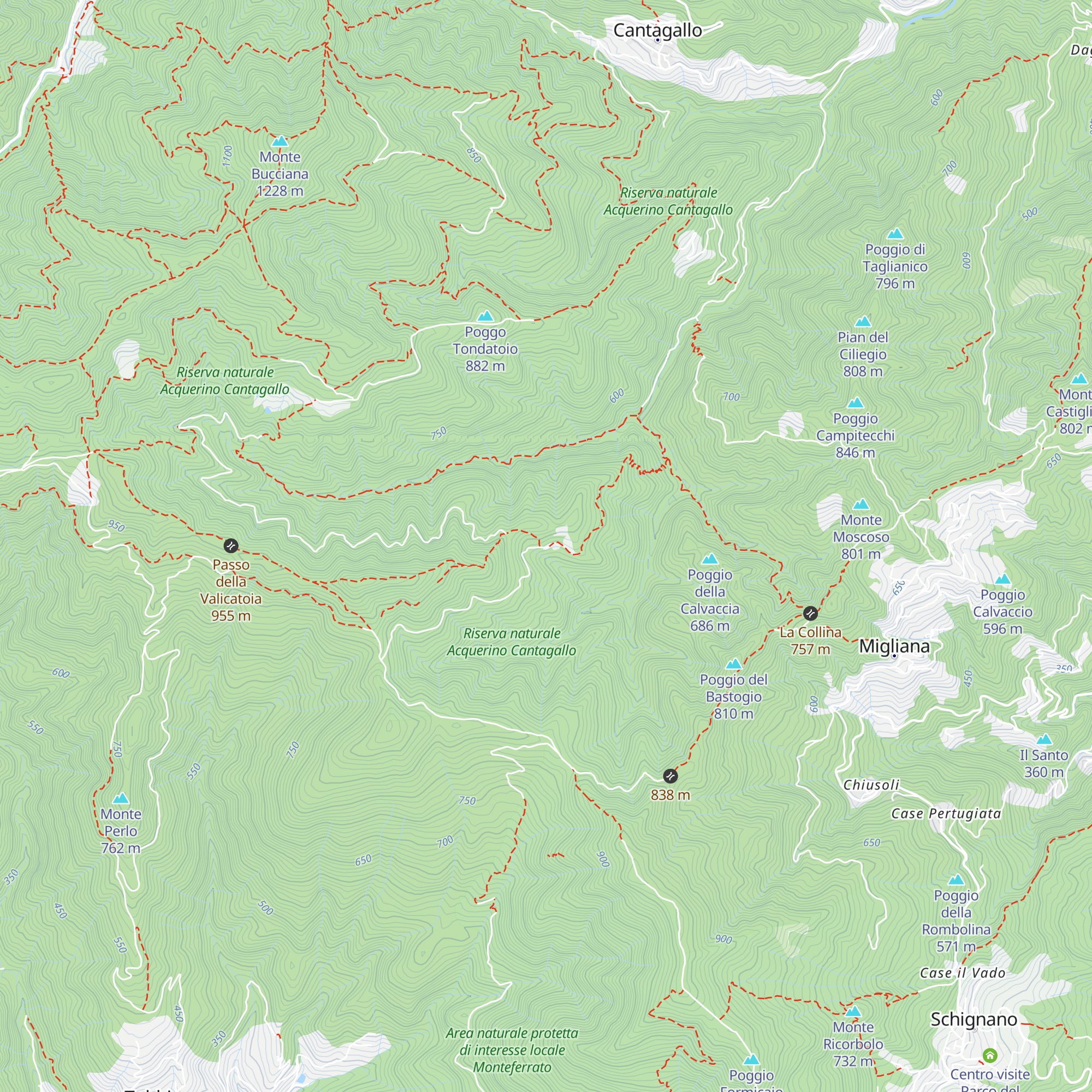 Cascina di Vespaio map
