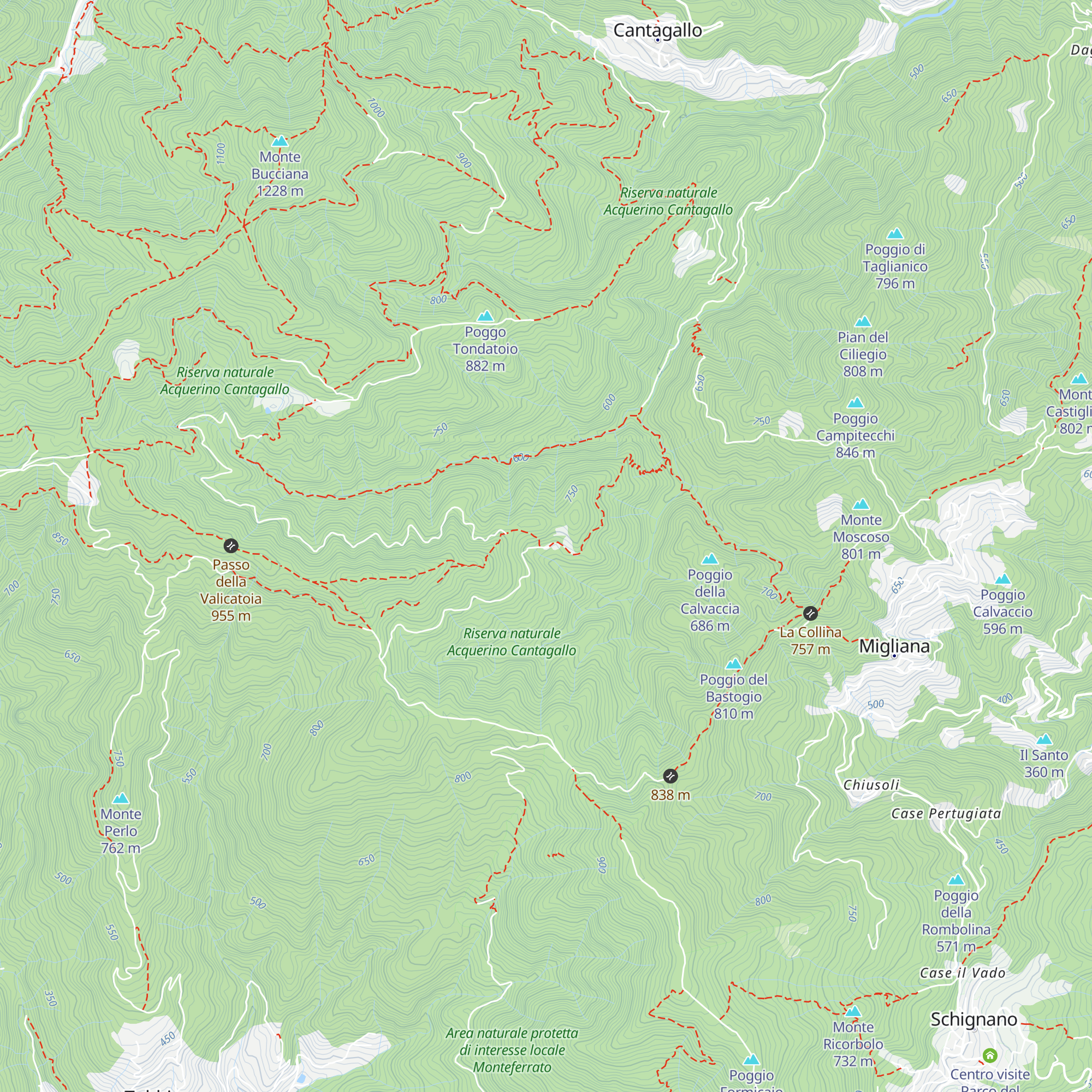 Cascina di Vespaio map