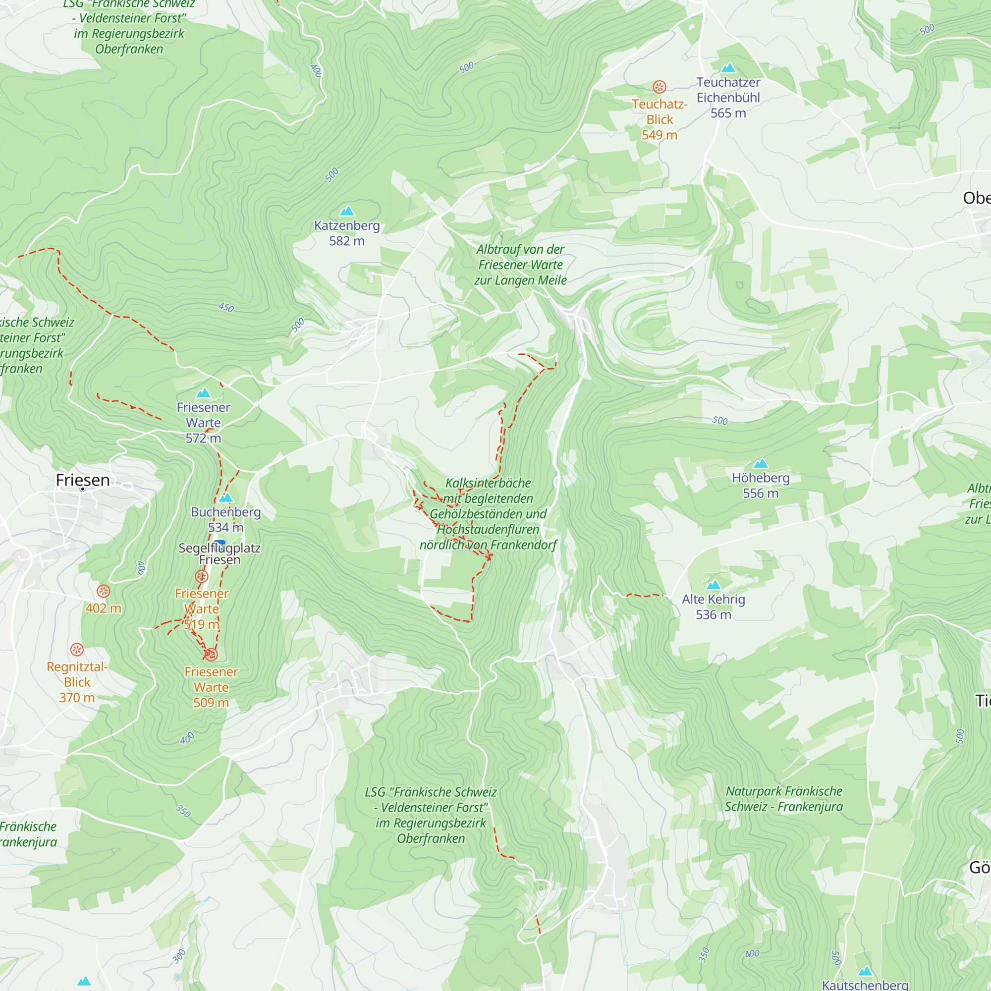 Bergwacht map