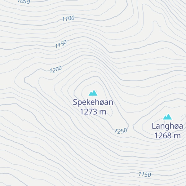 Map of Spekehøan