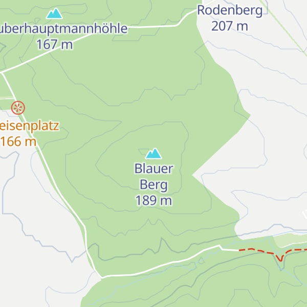 Map of Blauer Berg