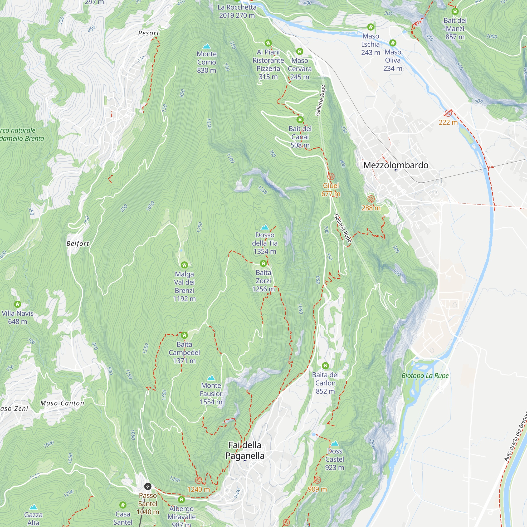 Baita Zorzi map
