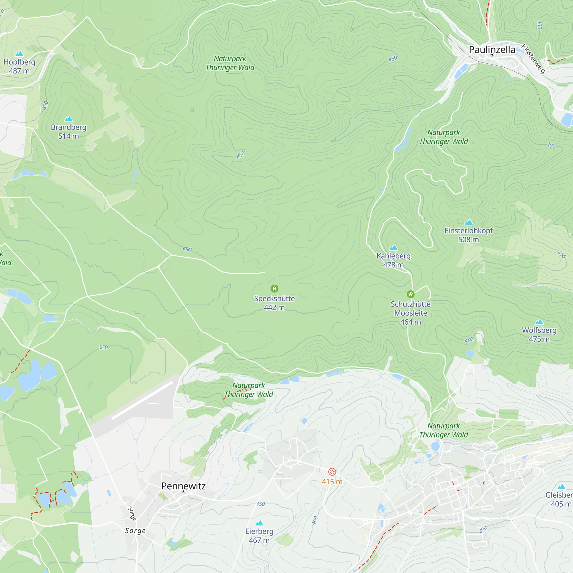 Zur Blockhütte map