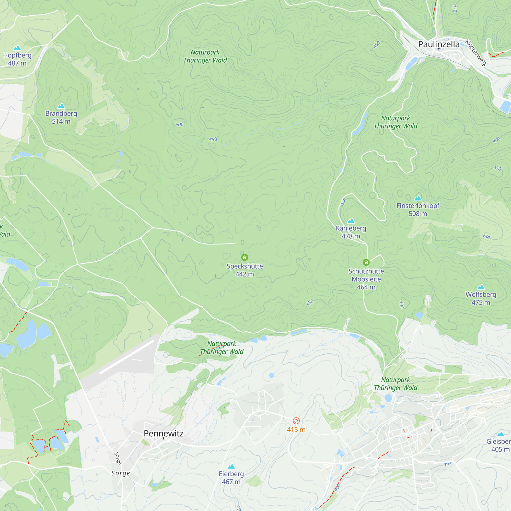 Zur Blockhütte map