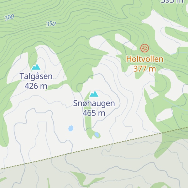 Map of Snøhaugen