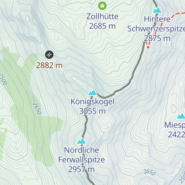 Map of Königskogel