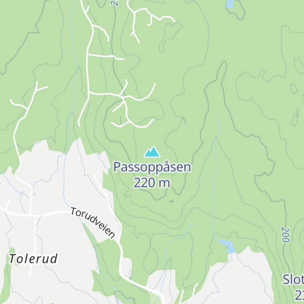 Map of Passoppåsen