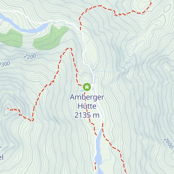 Map of Amberger Hütte