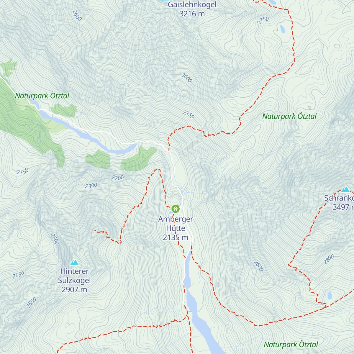 Obere Sulztalalm map