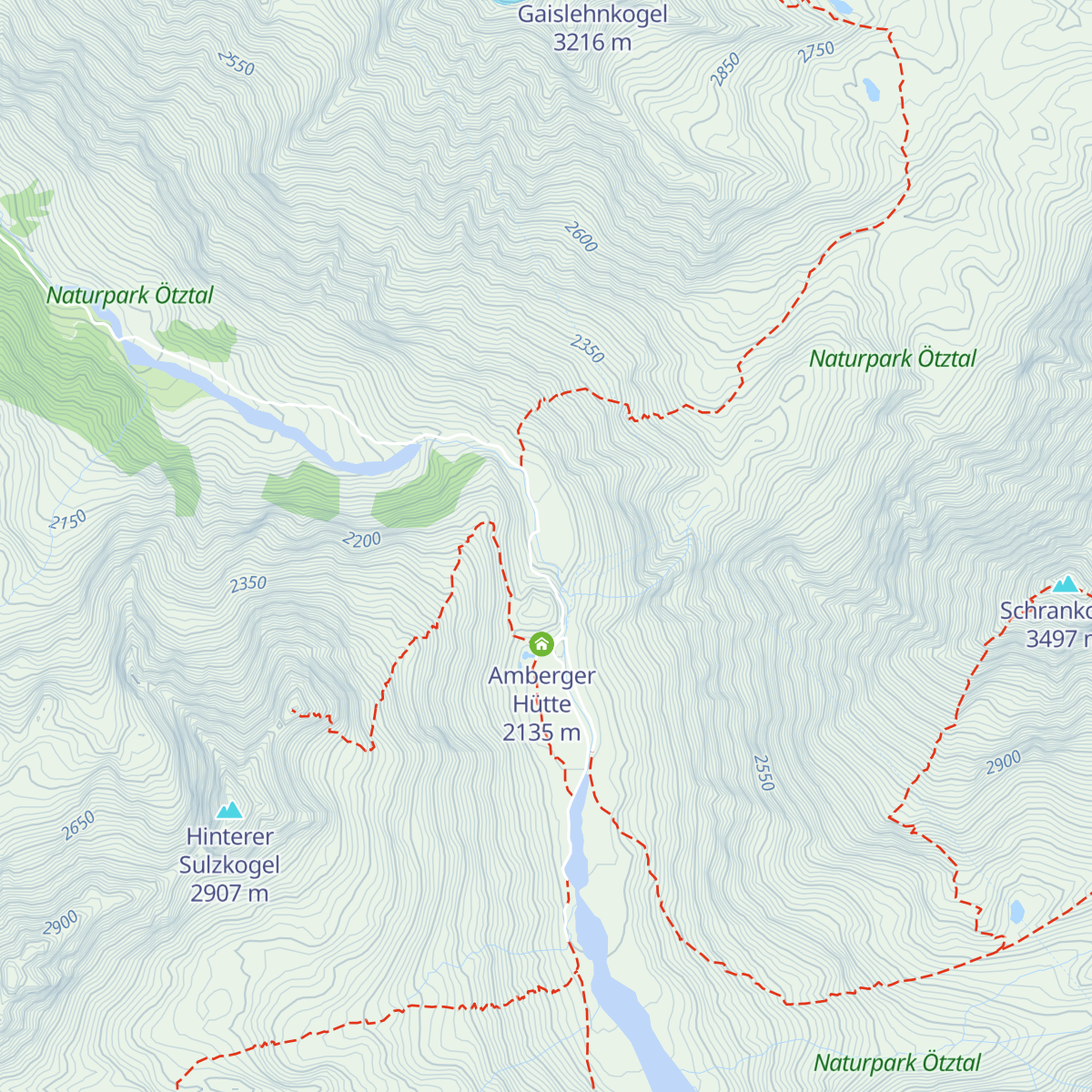 Obere Sulztalalm map