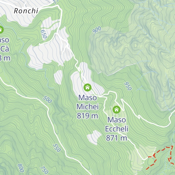 Map of Maso Michei