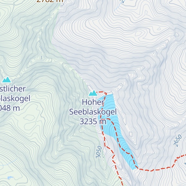 Map of Hoher Seeblaskogel