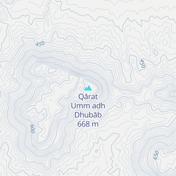 Map of Qārat Umm adh Dhubāb