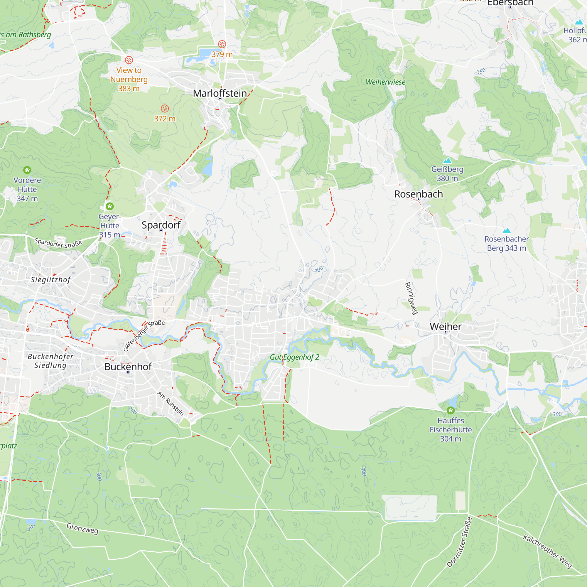 Pizza Hütte La-fattoria map