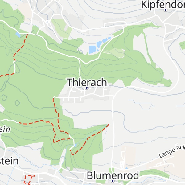 Map of Thieracher Hütte