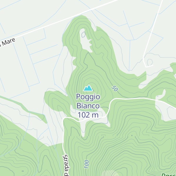 Map of Poggio Bianco