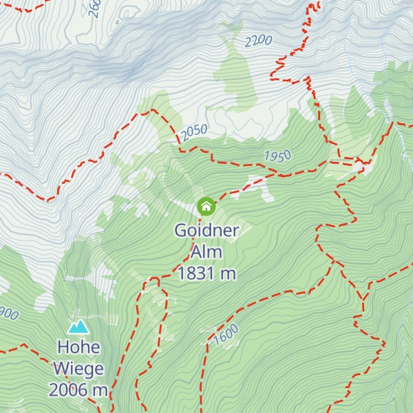 Map of Goidner Alm
