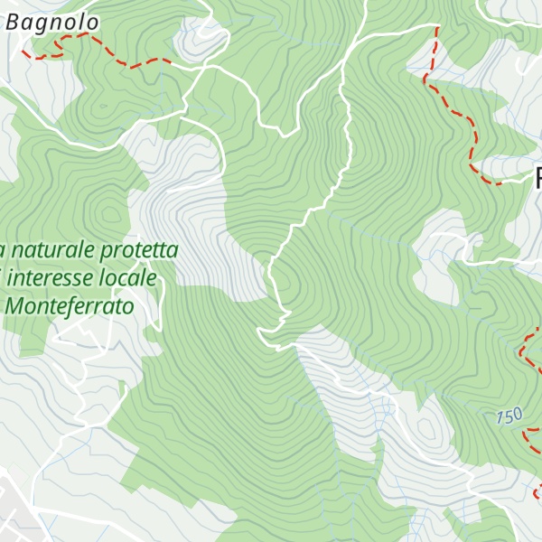 Map of Bivacco del Monteferrato