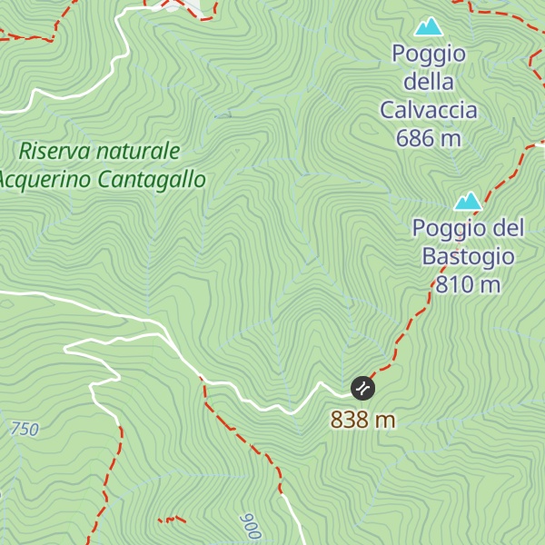 Map of Capanna del Rigolesi