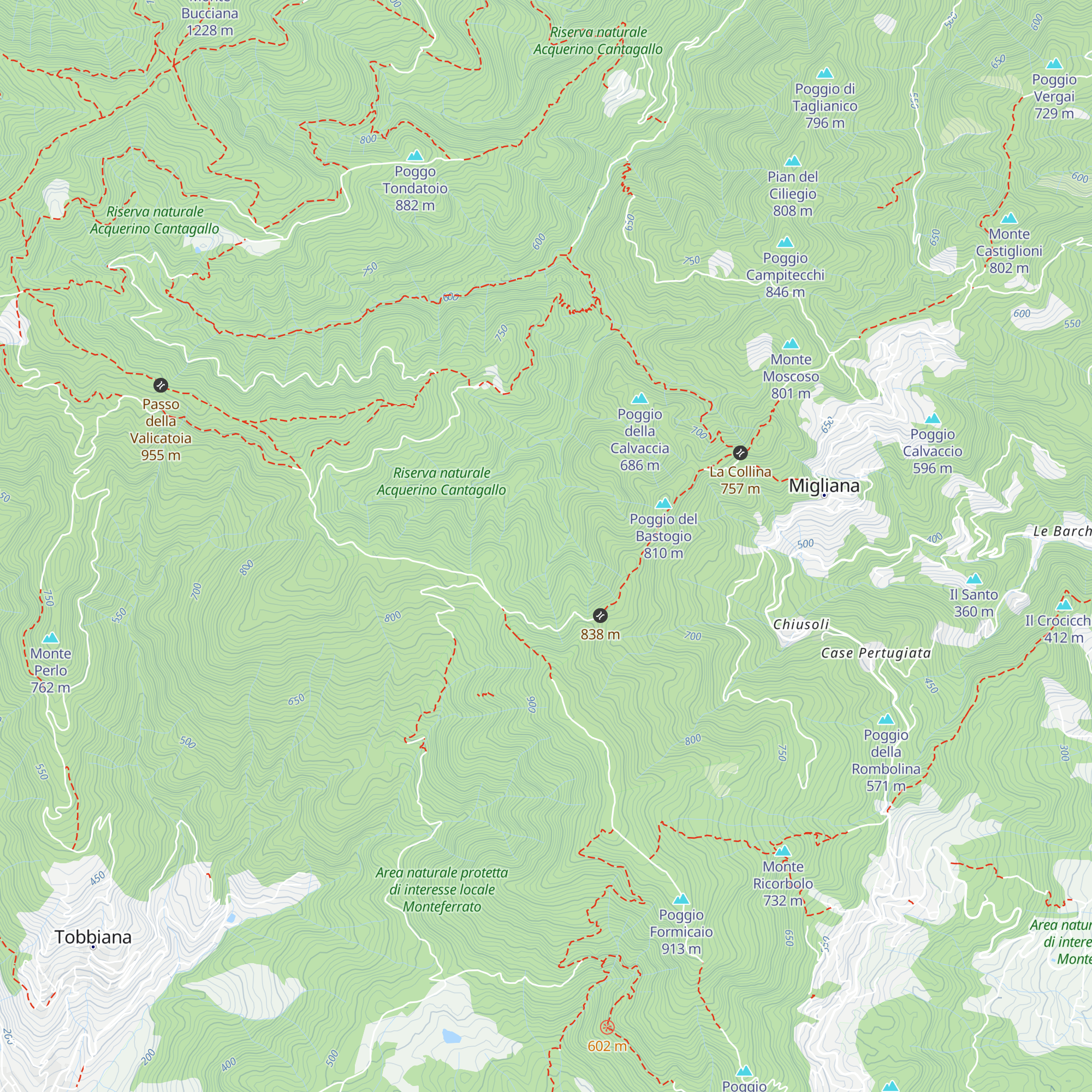 Capanna del Rigolesi map