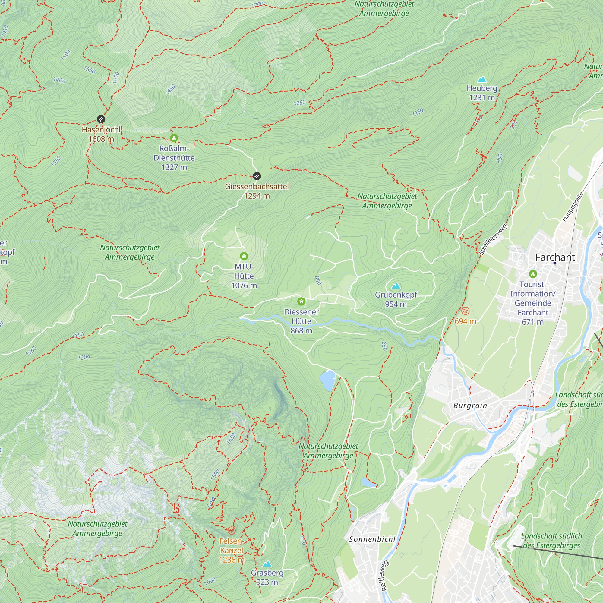 Diessener Hütte map