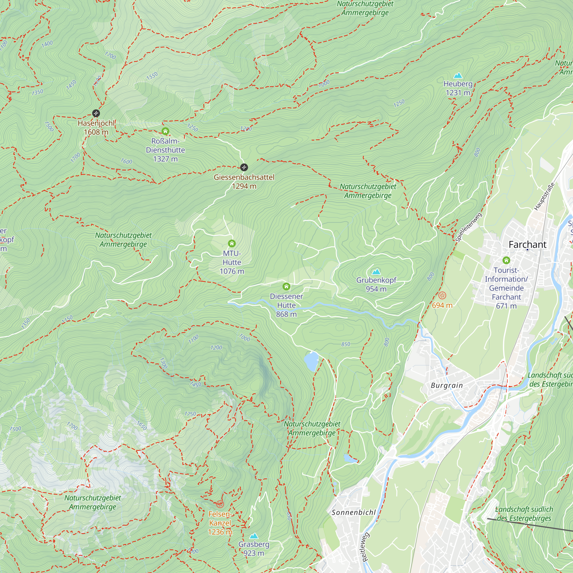 Diessener Hütte map