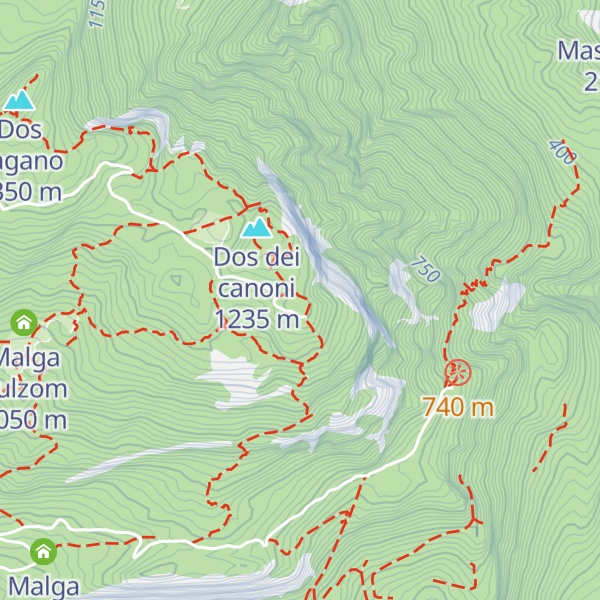 Map of Dos Colonna