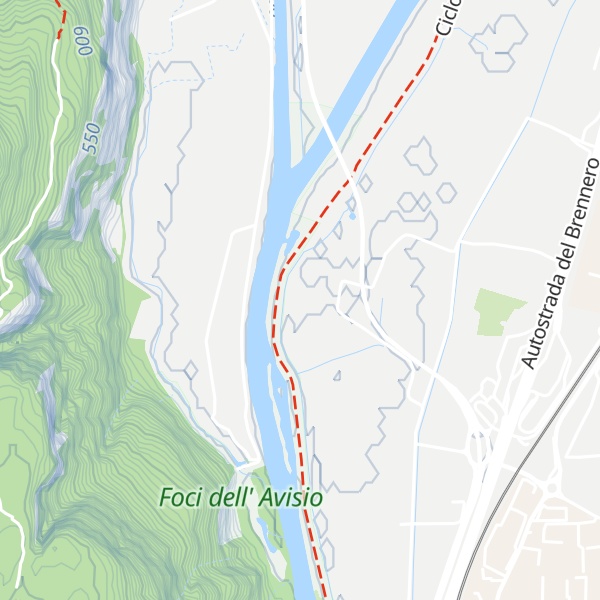 Map of Ex stazione della funivia "Direttissima della Paganella"