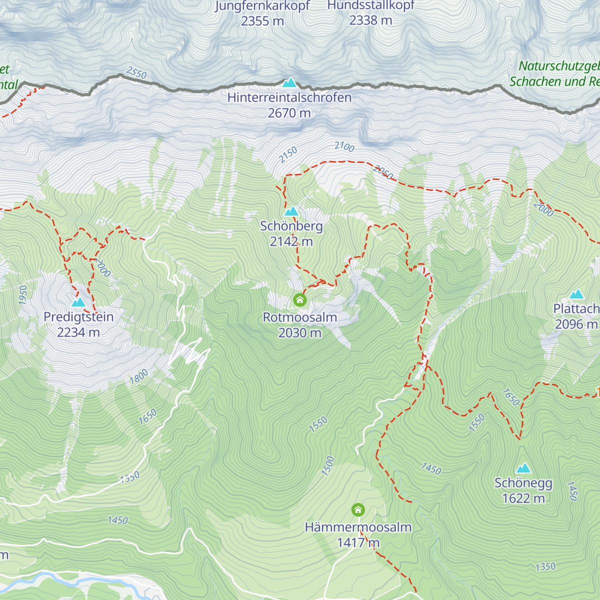 Rotmoosalm map