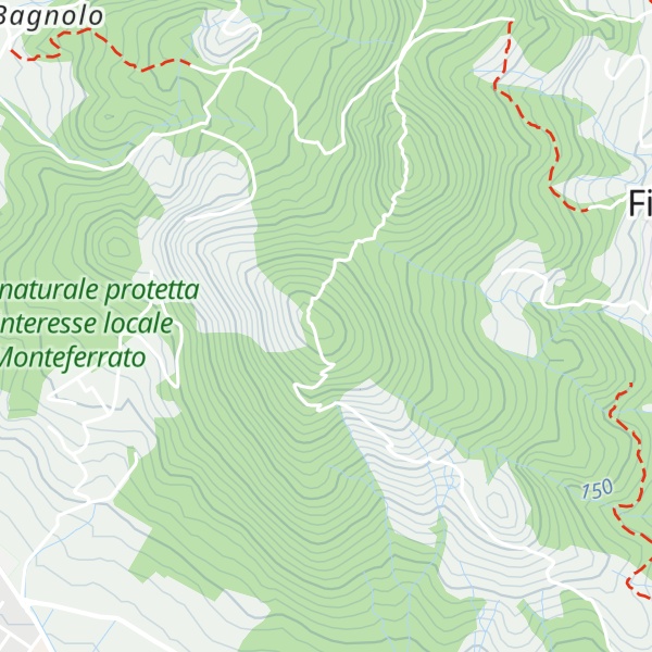 Map of Bivacco del Monteferrato