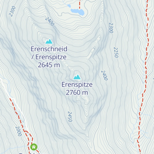 Map of Erenspitze