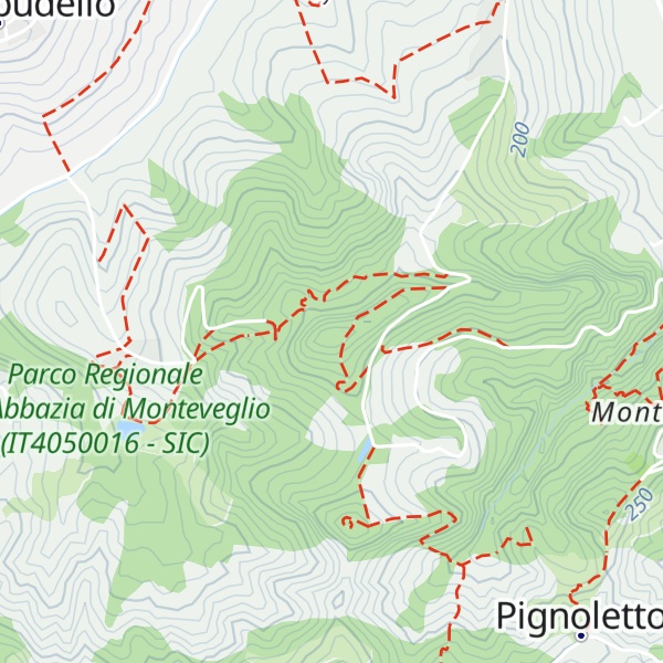 Map of Monte Morello