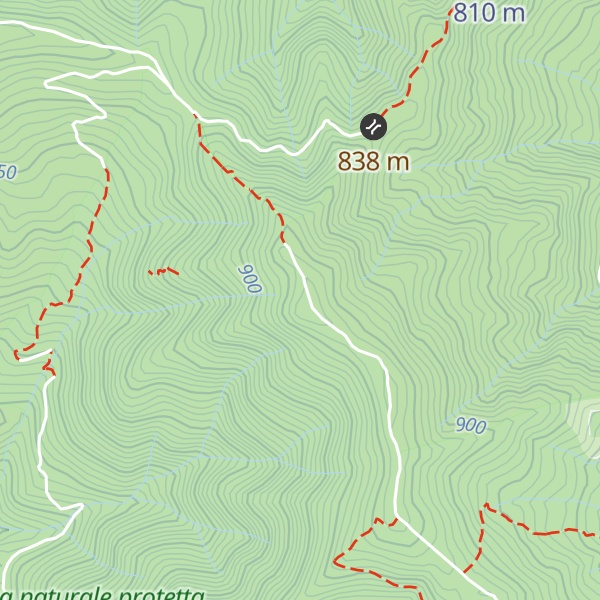 Map of Monte le Cavallaie
