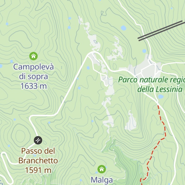 Map of Campolevà di sotto