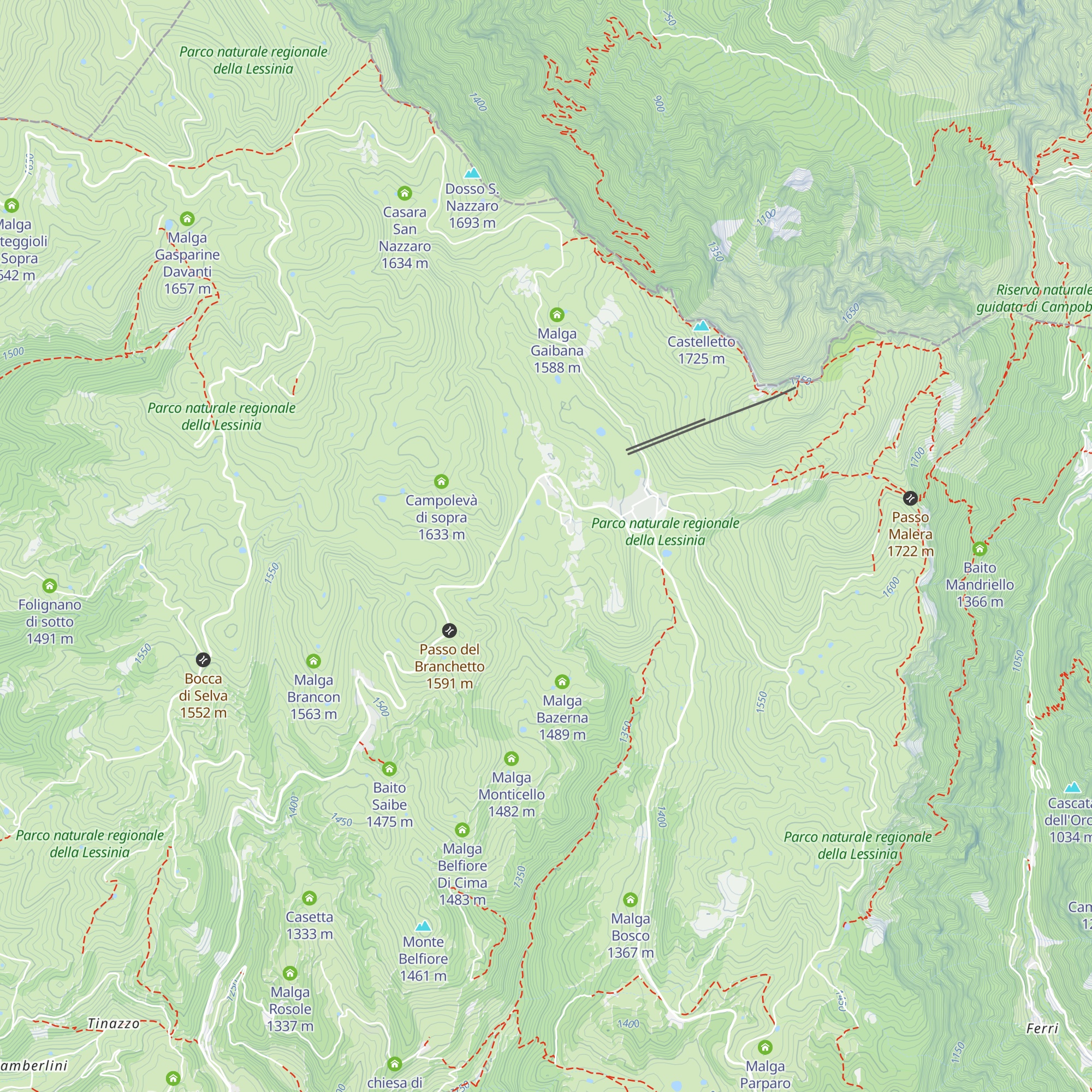 Campolevà di sotto map