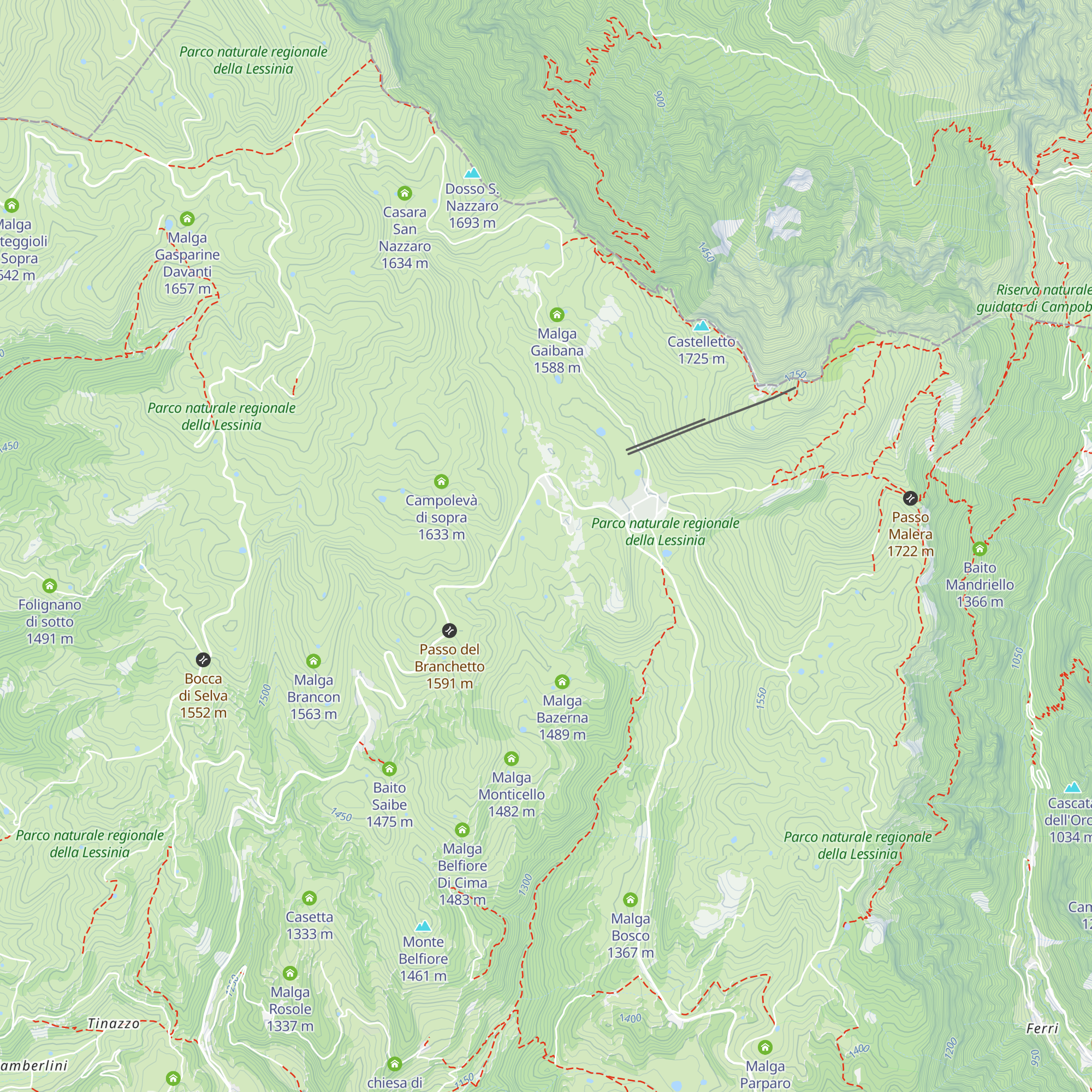 Campolevà di sotto map