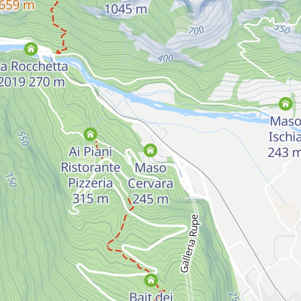 Map of Maso Cervara