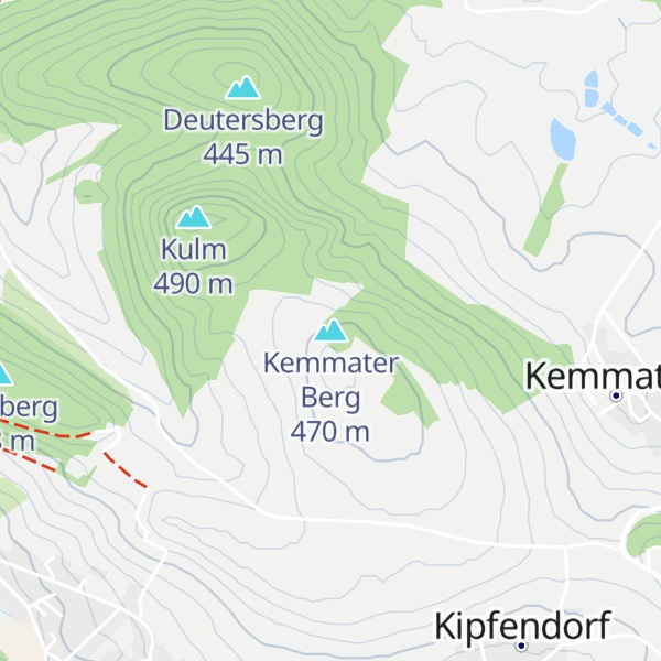 Map of Kemmater Berg