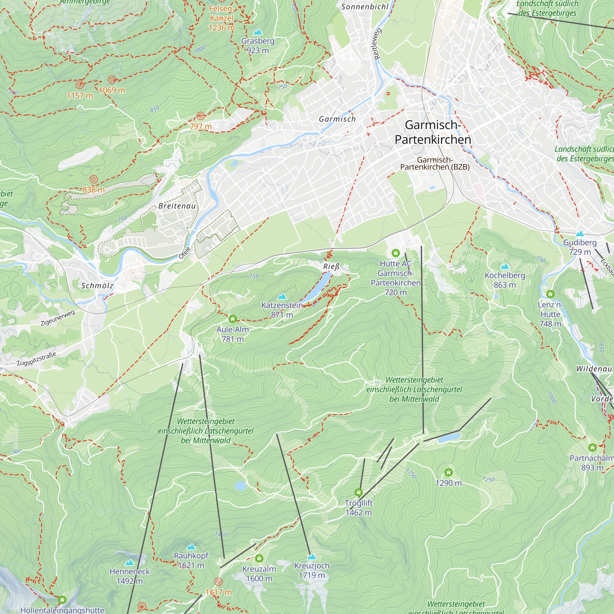 Kantine map