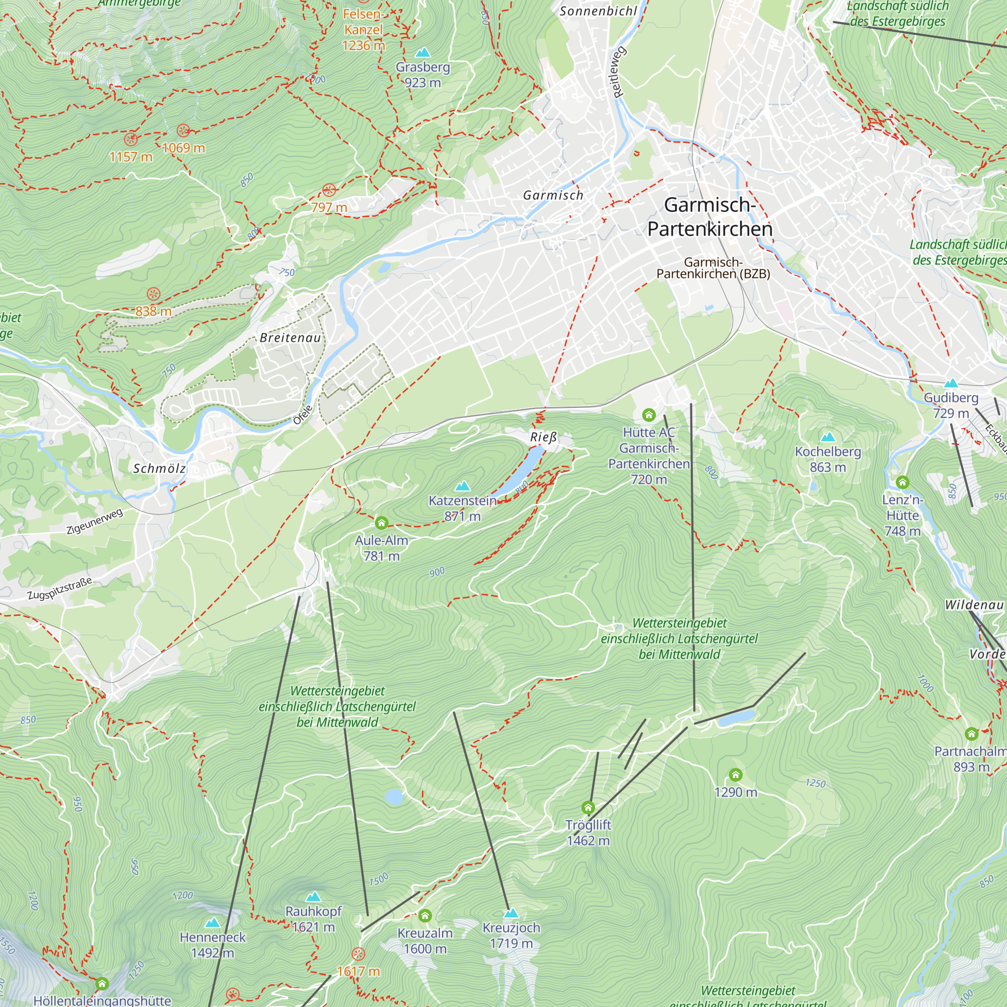 Kantine map