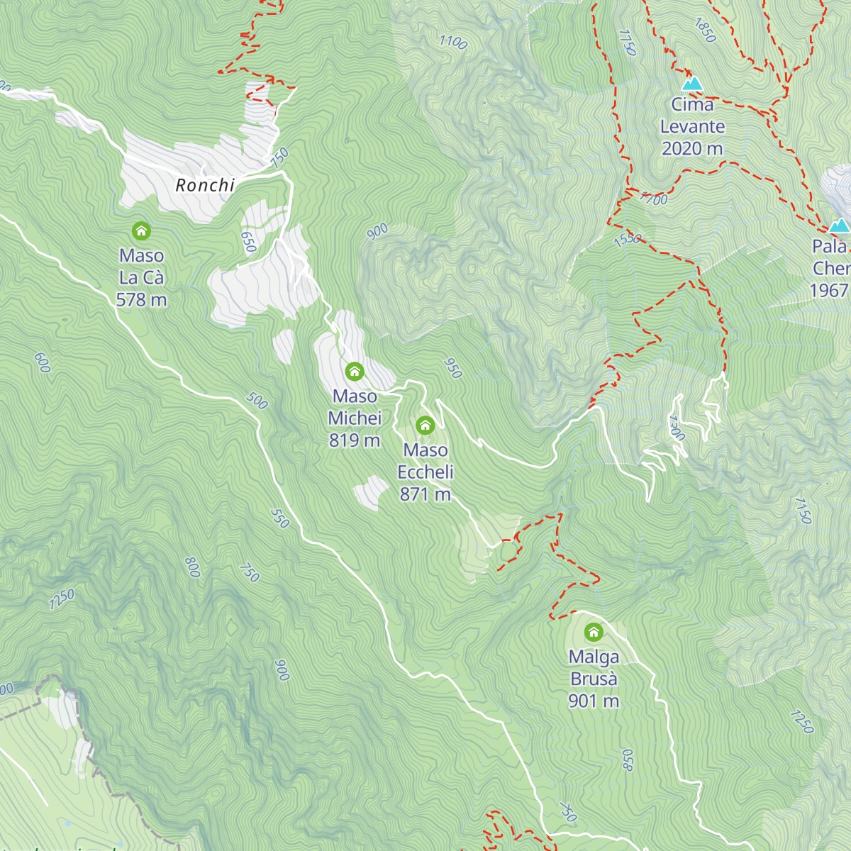 Maso Eccheli map