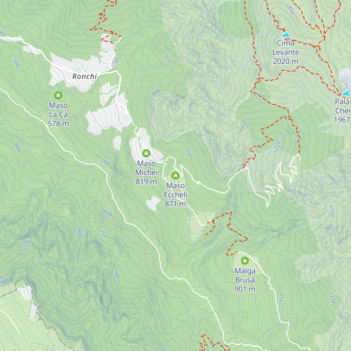 Maso Eccheli map