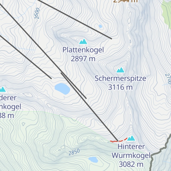 Map of Wurmkogelhütte